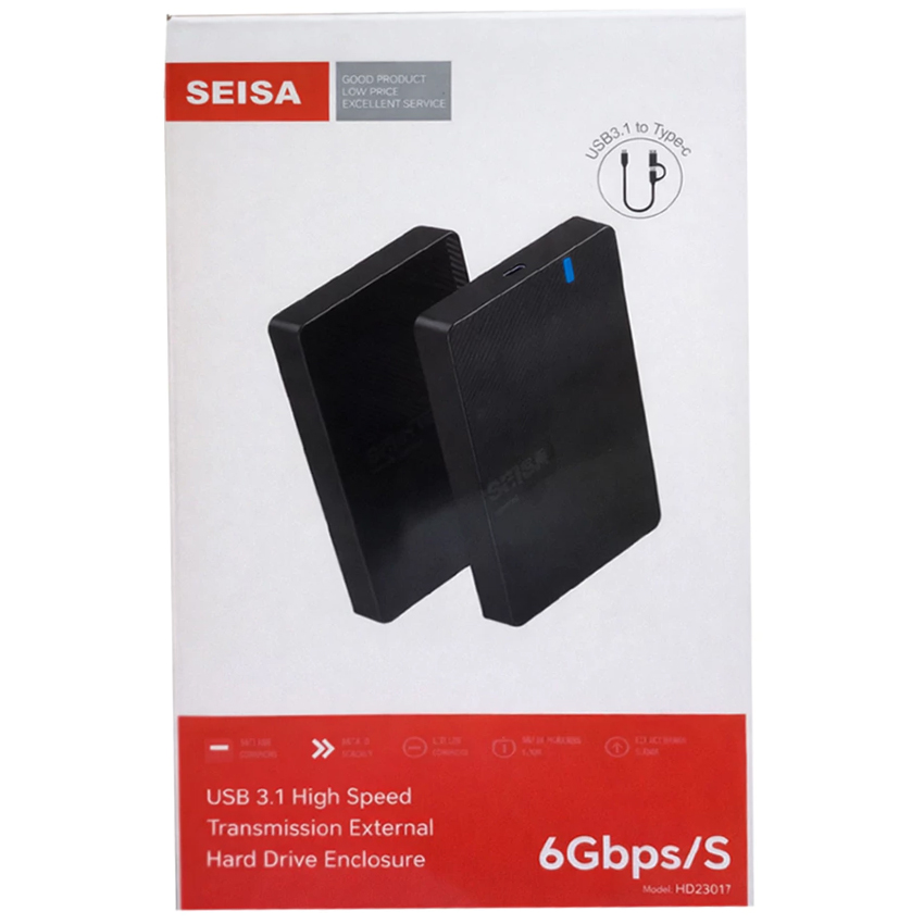 Carry Disk Ssd-Hdd 2.5 Seisa Hd2503t 3.1 Usb c